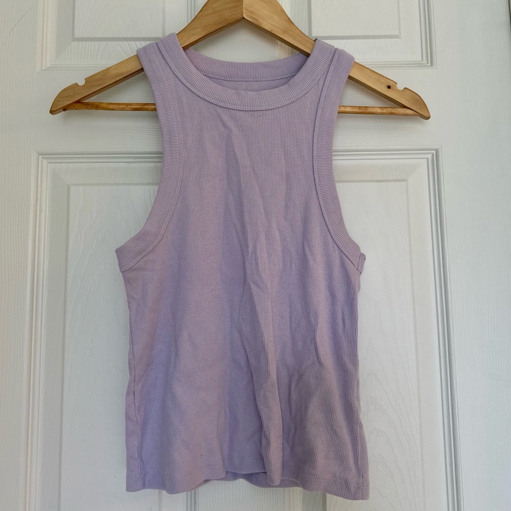 Old Navy Ribbed Tank (Lilac, Size S)